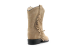 Bootstock Cowboylaars Ruffle Sand kids Meisjes - Camel