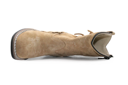 Bootstock Cowboylaars Ruffle Sand kids Meisjes - Camel