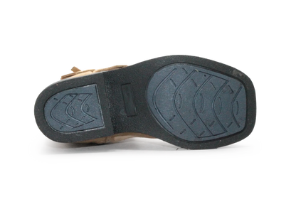 Bootstock Cowboylaars Ruffle Sand kids Meisjes - Camel