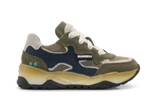 BunniesJR Chase Chunky Jongens Sneaker - Legergroen