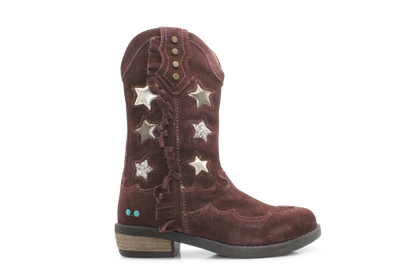 BunniesJR Ruby Rodeo Meisjes Cowboyboots - Chocolate