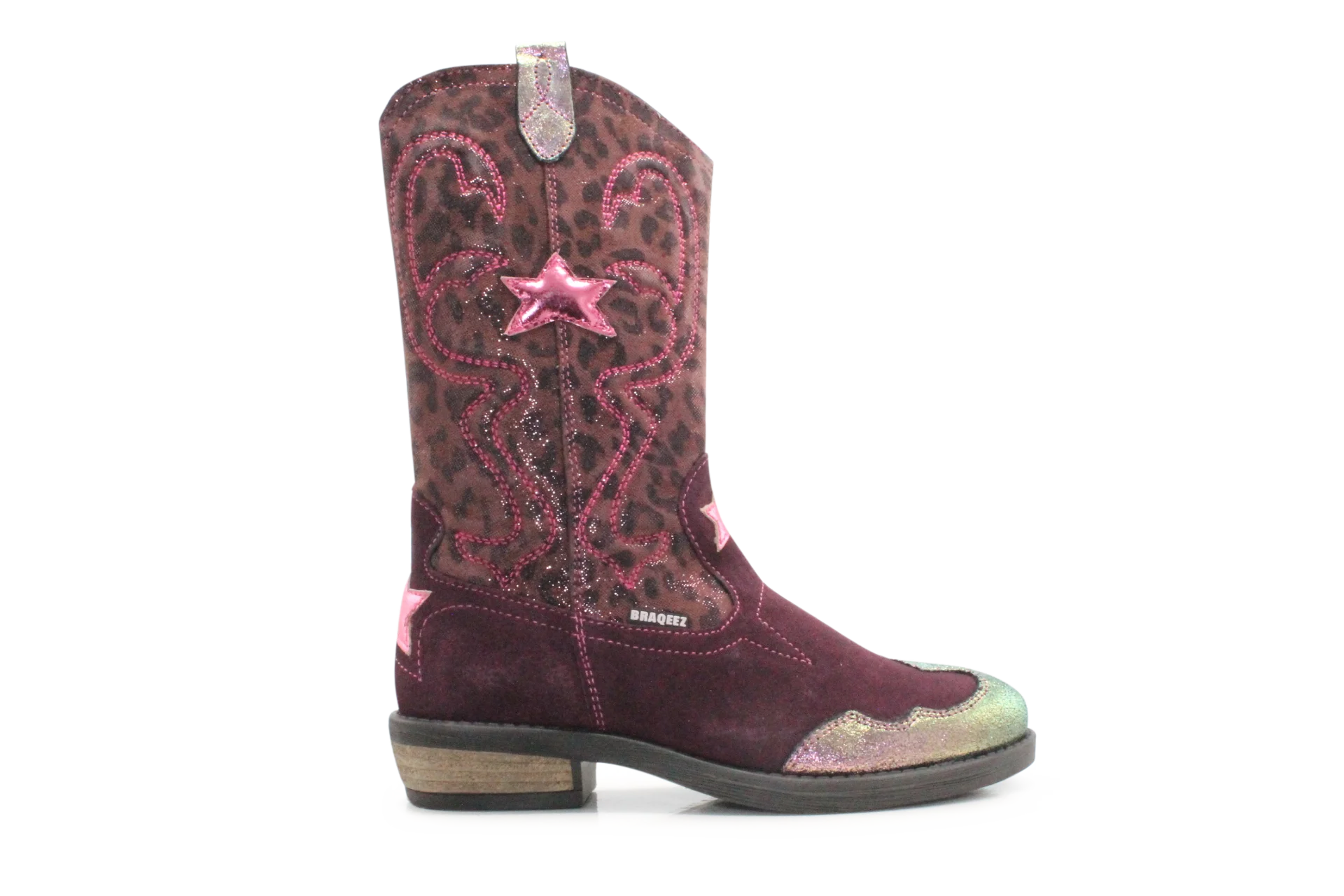 Braqeez Coco Cowboylaars - Paars