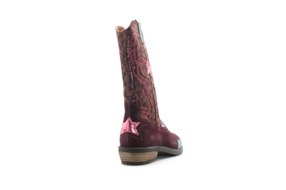 Braqeez Coco Cowboylaars - Paars