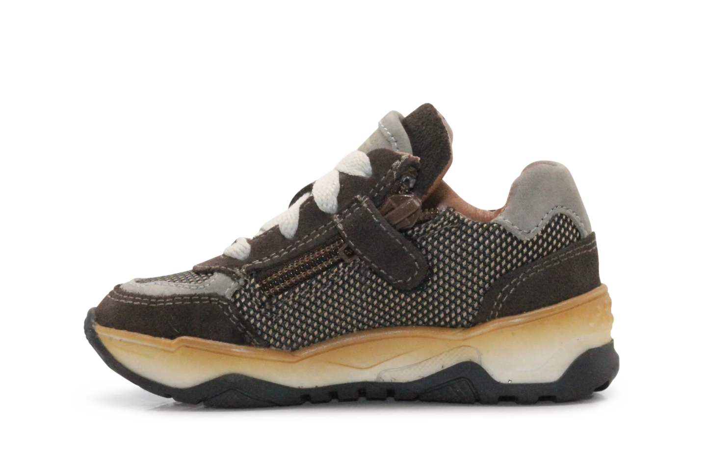 BunniesJR Chase Chunky Jongens Sneaker - Chocolate