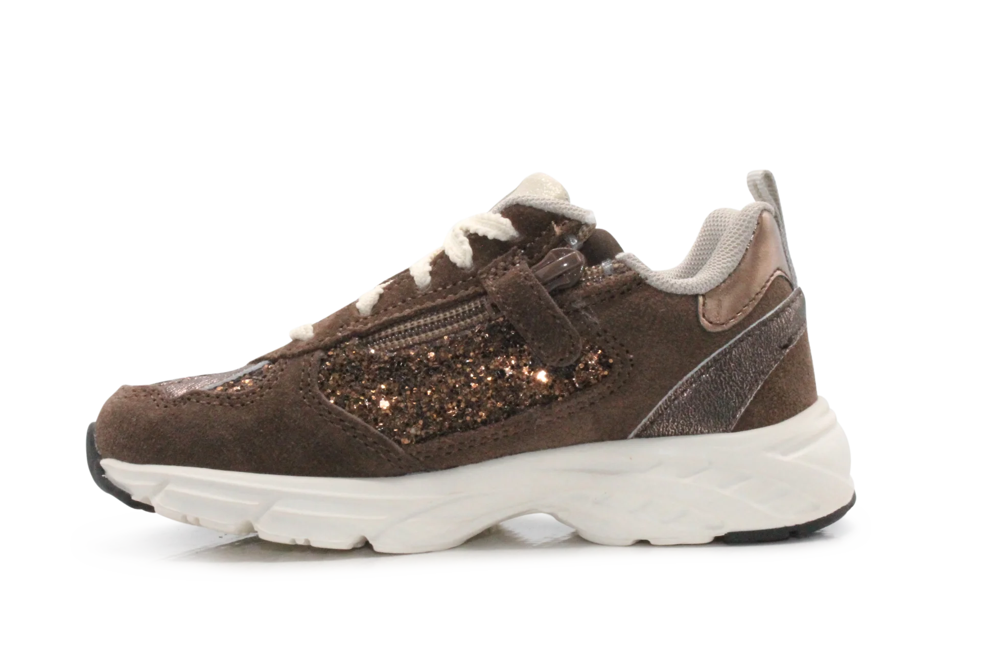BunniesJR Daan Dash Meisjes Sneaker - Donkerbruin