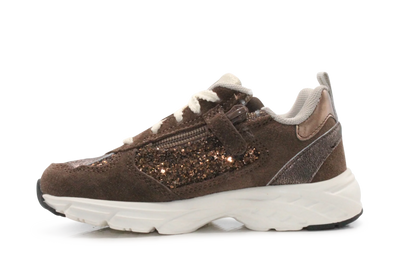 BunniesJR Daan Dash Meisjes Sneaker - Donkerbruin