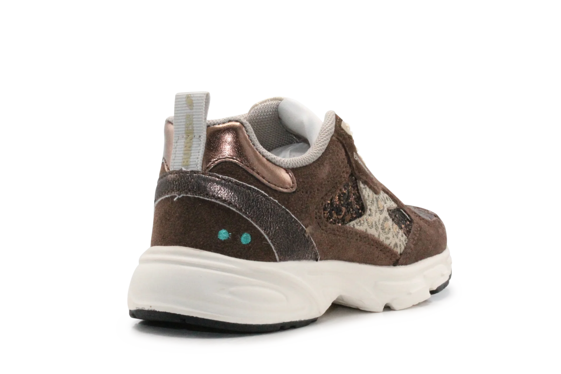 BunniesJR Daan Dash Meisjes Sneaker - Donkerbruin