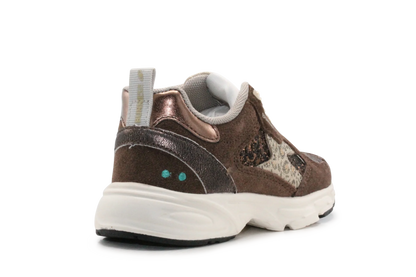 BunniesJR Daan Dash Meisjes Sneaker - Donkerbruin