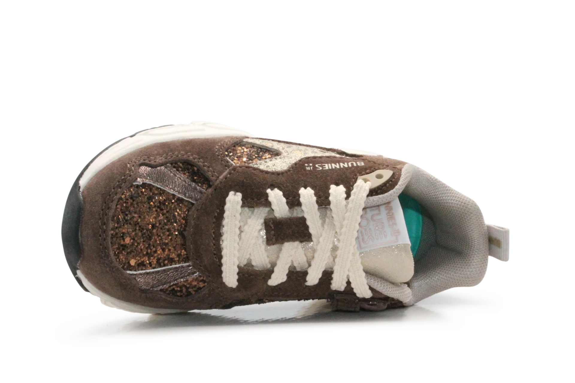 BunniesJR Daan Dash Meisjes Sneaker - Donkerbruin