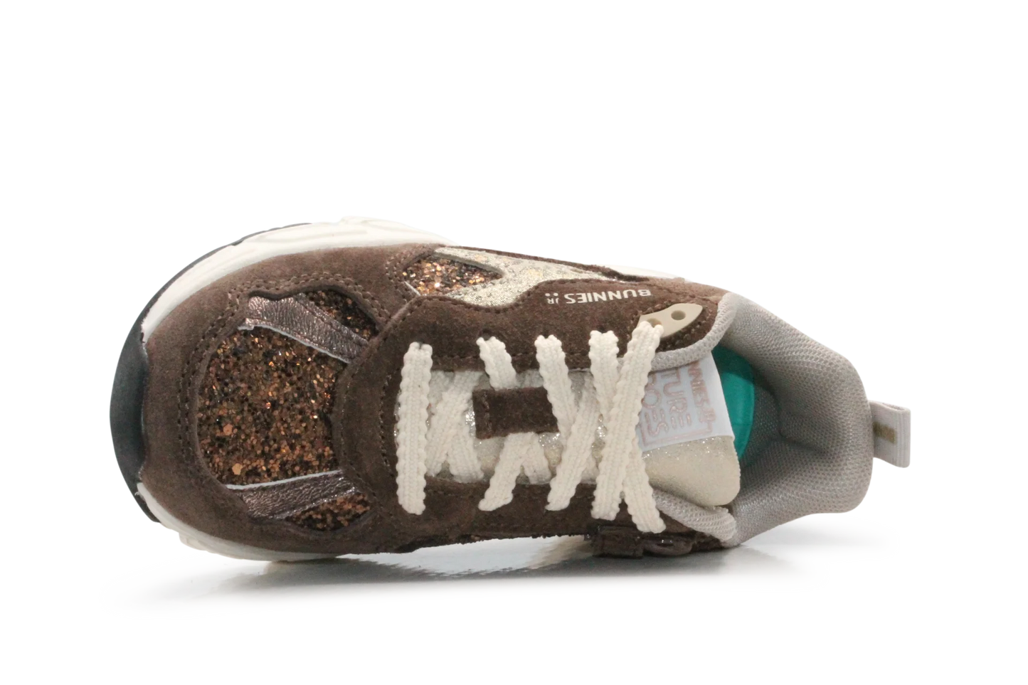 BunniesJR Daan Dash Meisjes Sneaker - Donkerbruin