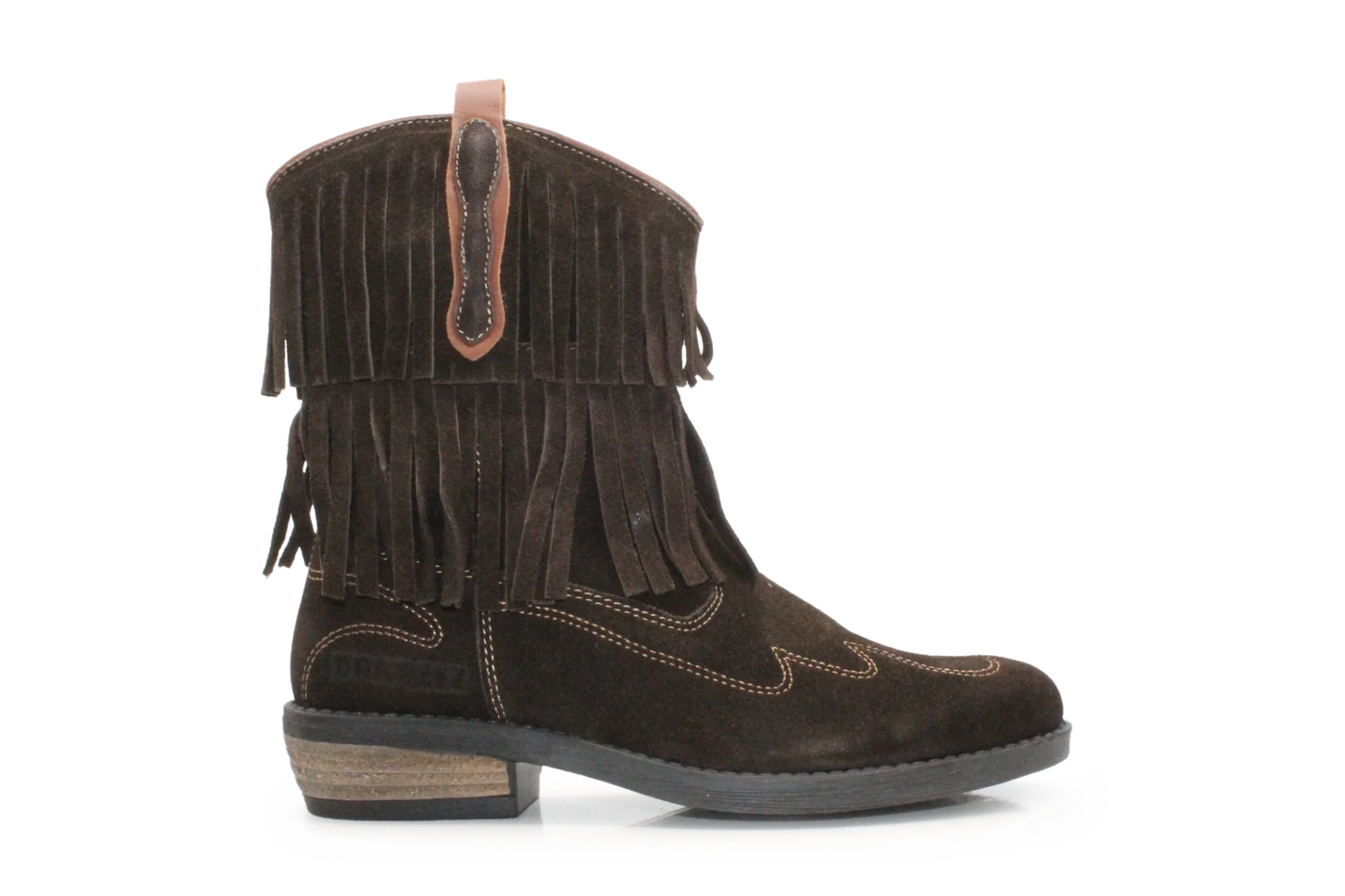 Braqeez Clara Cowboylaars - Donkerbruin