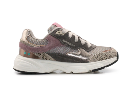 BunniesJR Duuk Dash Meisjes Sneaker - Taupe