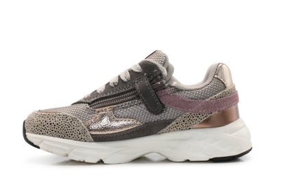 BunniesJR Duuk Dash Meisjes Sneaker - Taupe