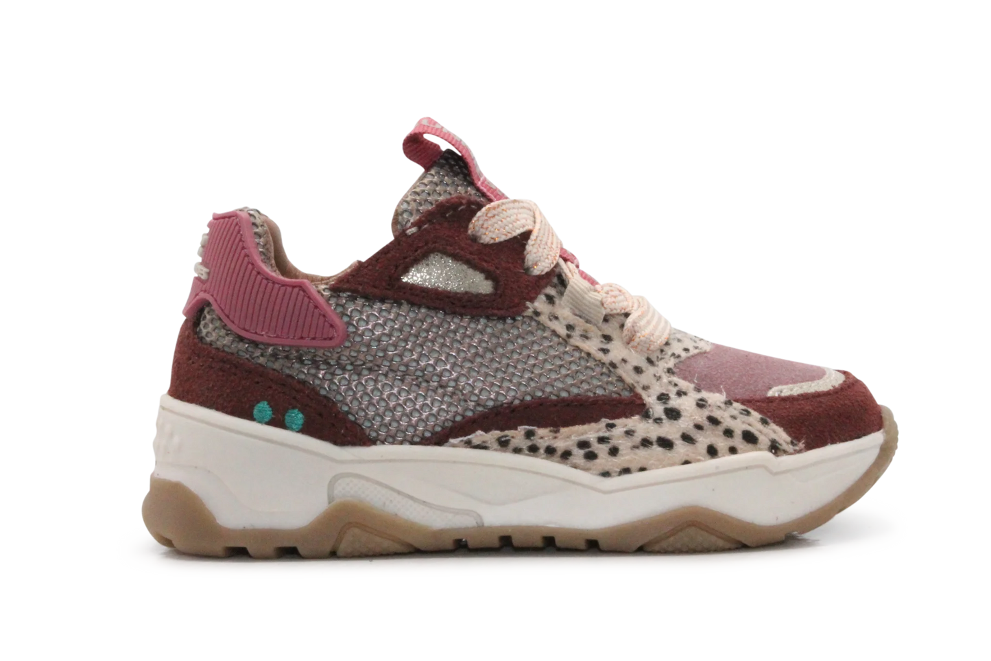 BunniesJR Cody Chunky Meisjes Sneaker - Bordeaux