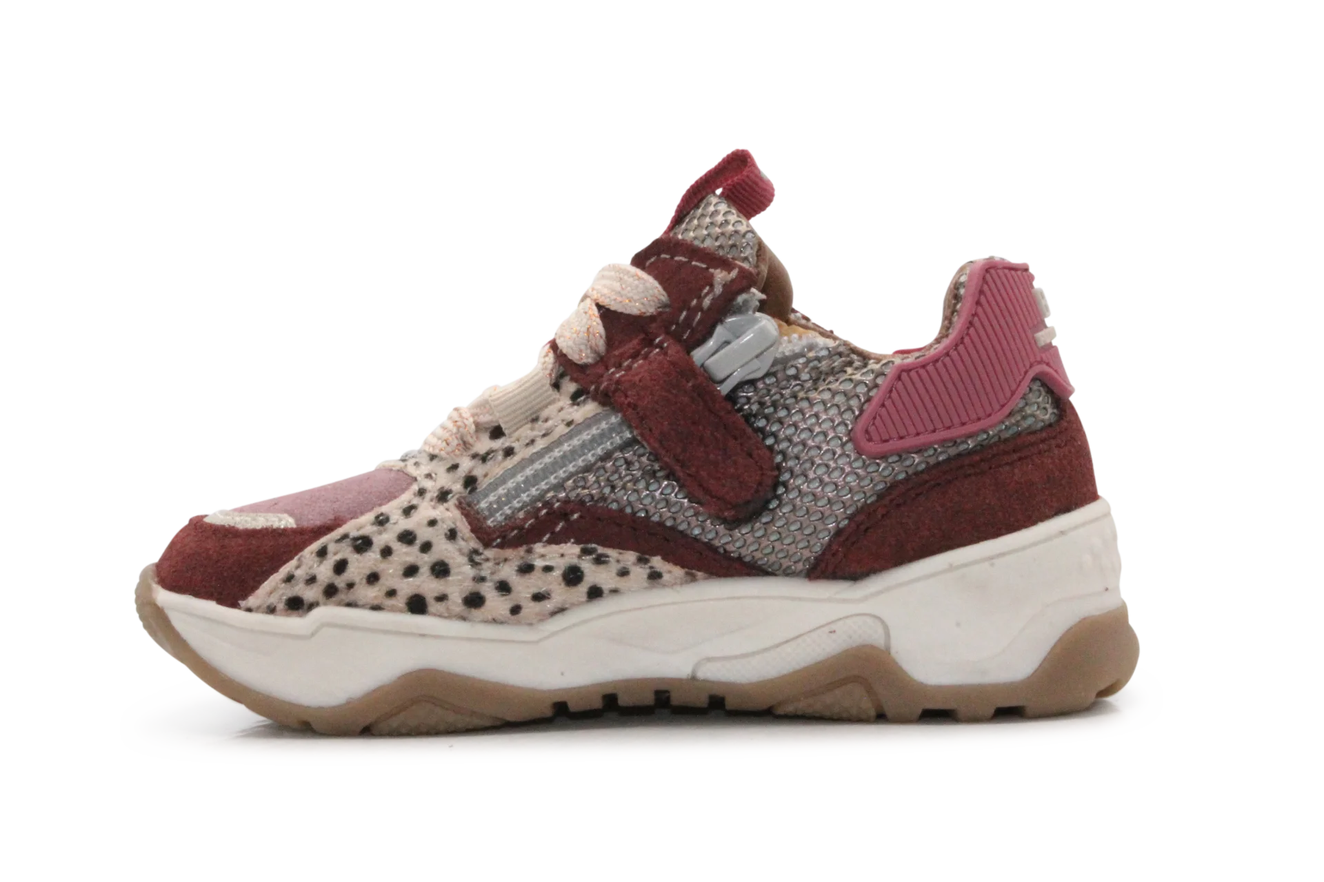 BunniesJR Cody Chunky Meisjes Sneaker - Bordeaux