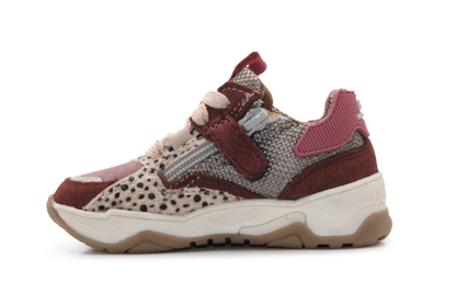 BunniesJR Cody Chunky Meisjes Sneaker - Bordeaux