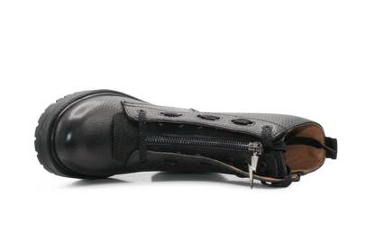 Braqeez Lieve Leap Biker Boots - Zwart
