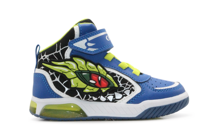 Geox Basket Inek  lichtjes Schoenen Jongens - Royal lime