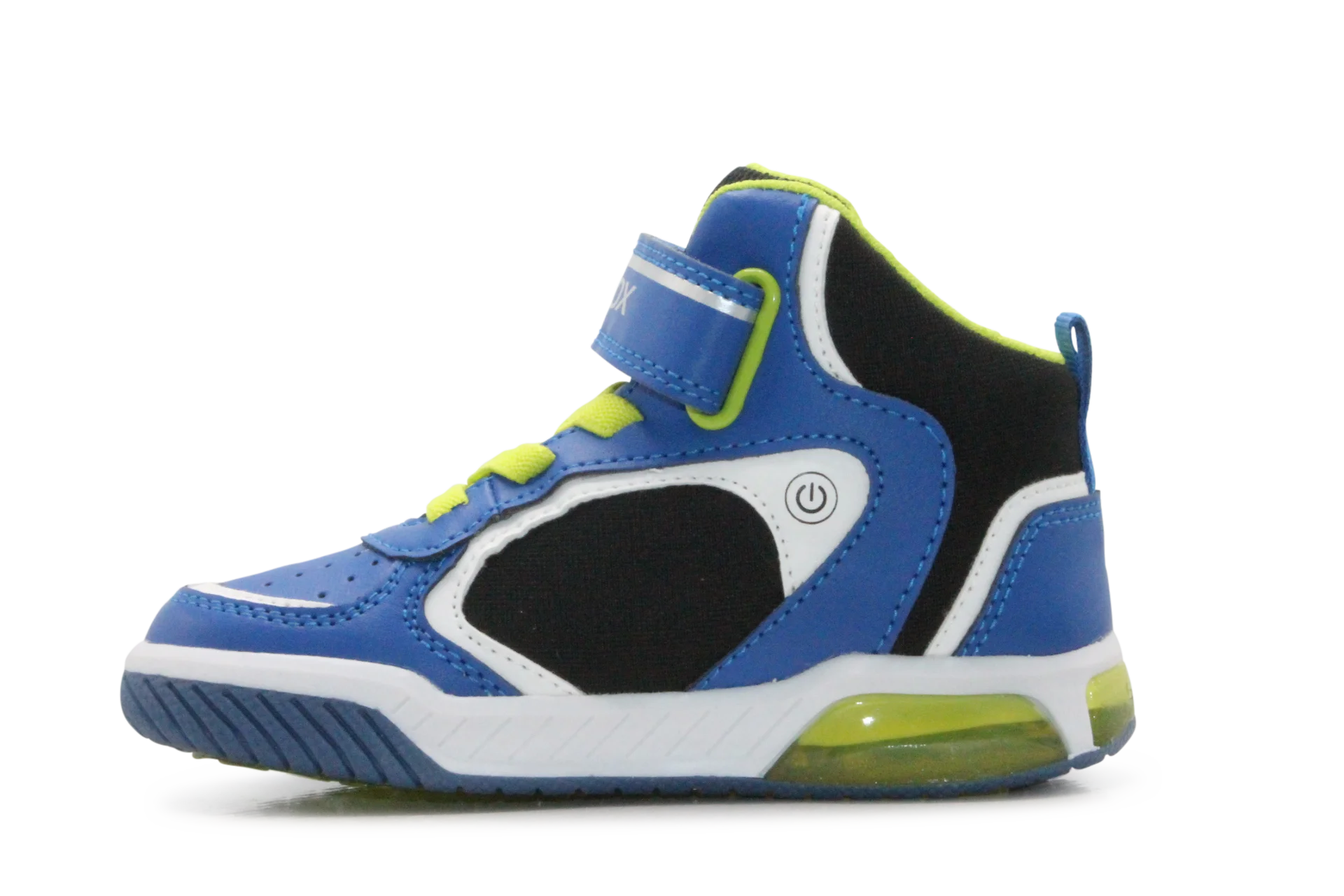 Geox Basket Inek  lichtjes Schoenen Jongens - Royal lime