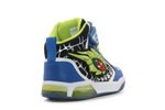 Geox Basket Inek  lichtjes Schoenen Jongens - Royal lime