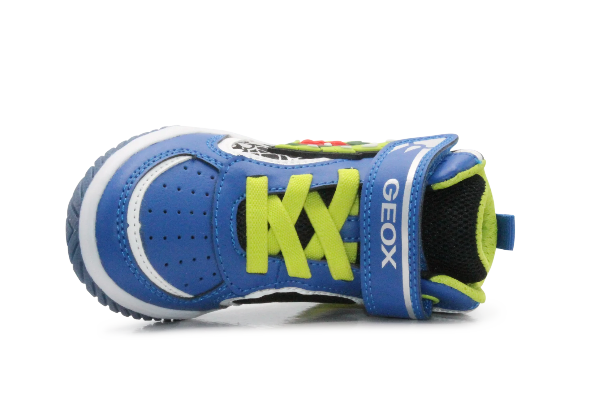 Geox Basket Inek  lichtjes Schoenen Jongens - Royal lime