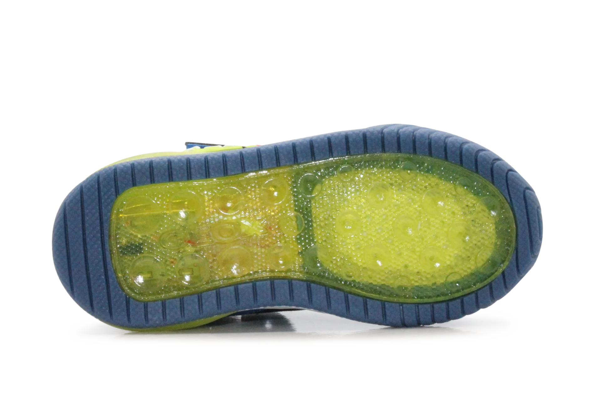Geox Basket Inek  lichtjes Schoenen Jongens - Royal lime