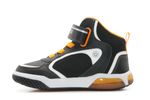 Geox Basket Inek  lichtjes Schoenen Jongens - Black Orange