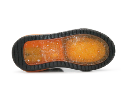 Geox Basket Inek  lichtjes Schoenen Jongens - Black Orange
