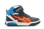 Geox Basket Inek  lichtjes Schoenen Jongens - Royal Red
