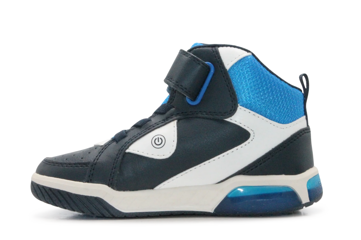 Geox Basket Inek  lichtjes Schoenen Jongens - Royal Red