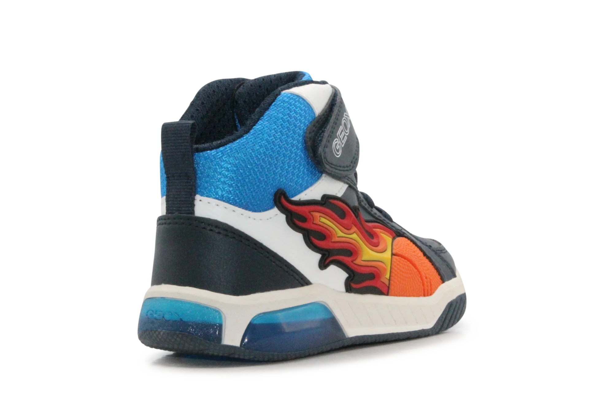 Geox Basket Inek  lichtjes Schoenen Jongens - Royal Red