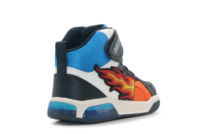 Geox Basket Inek  lichtjes Schoenen Jongens - Royal Red