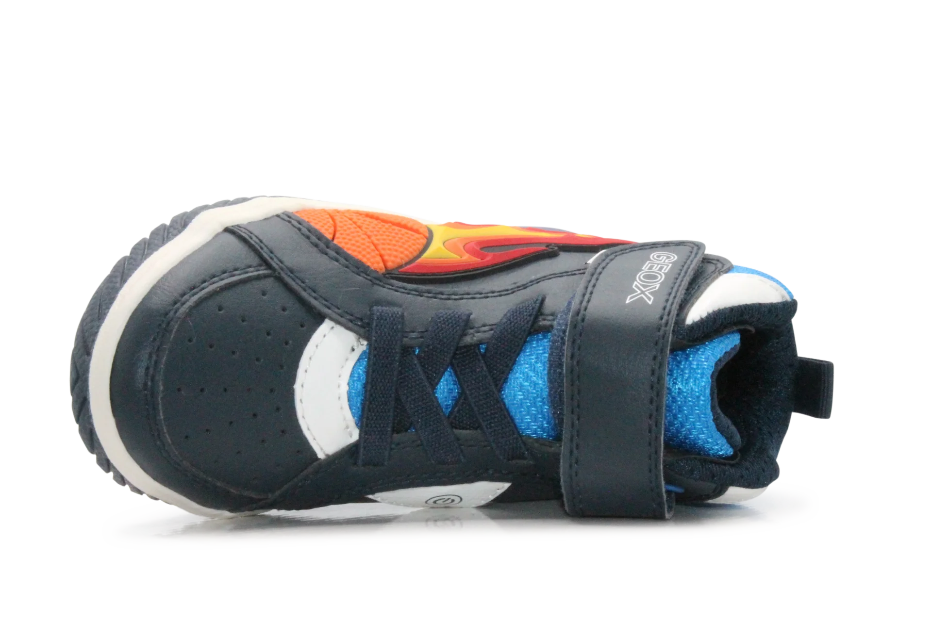 Geox Basket Inek  lichtjes Schoenen Jongens - Royal Red