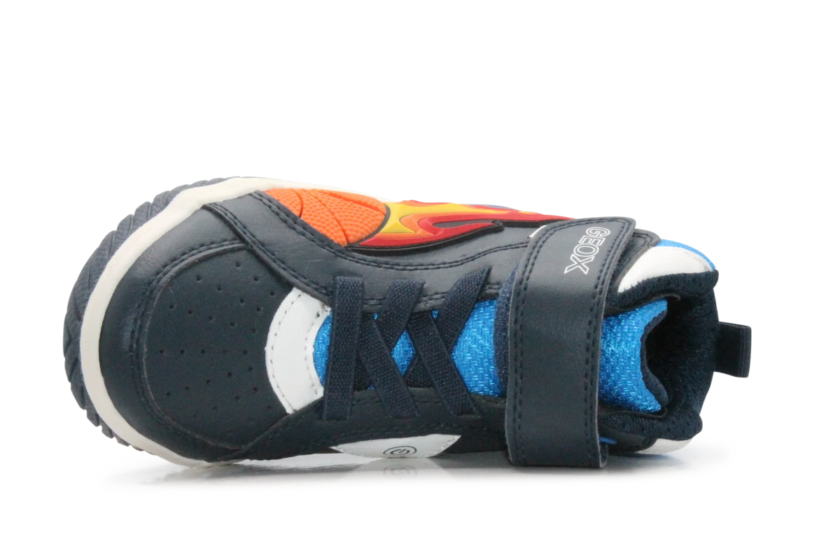 Geox Basket Inek  lichtjes Schoenen Jongens - Royal Red
