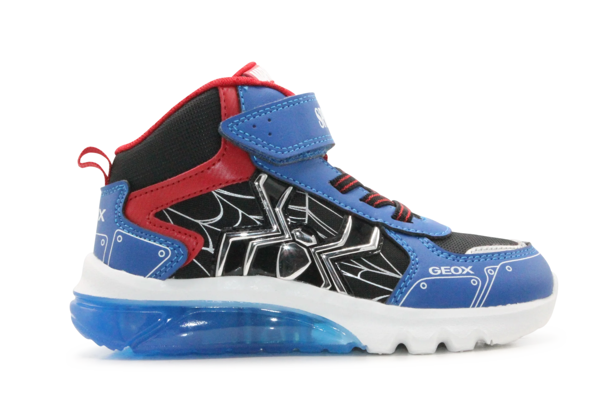 Geox Spiderman lichtjes Schoenen Jongens - Rood Blauw