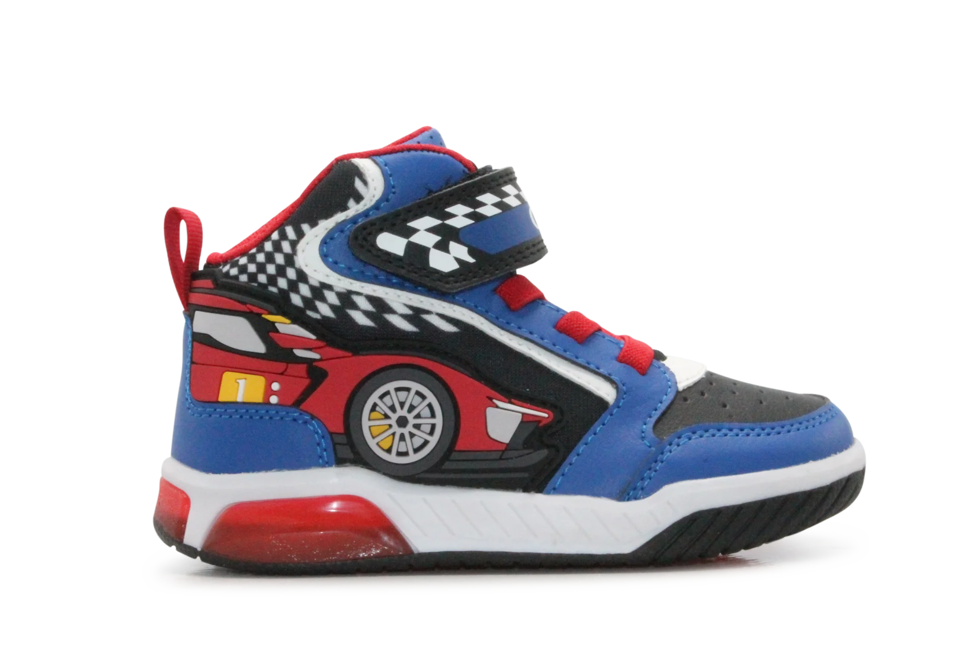 Geox Basket Inek  lichtjes Schoenen Jongens - Blauw