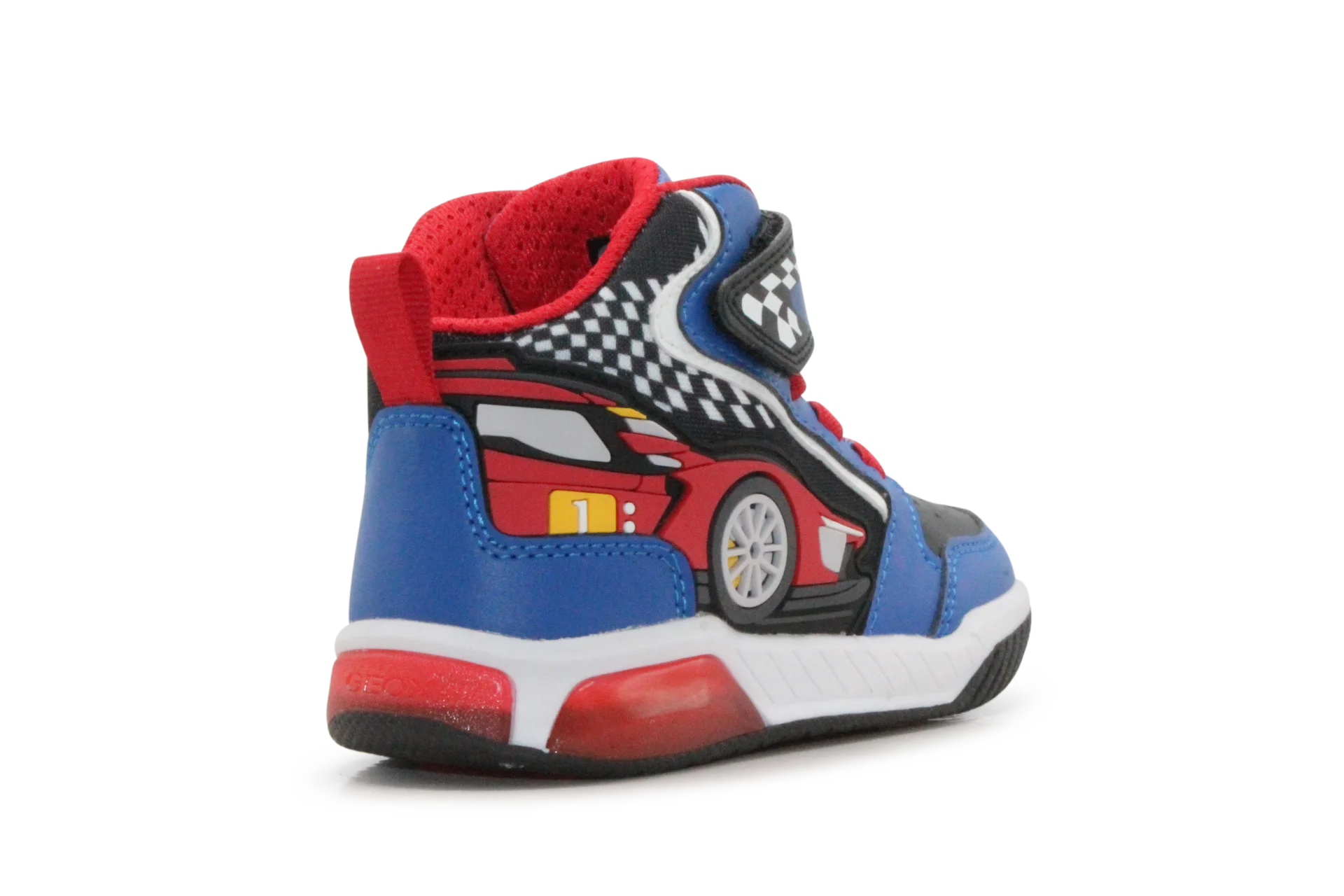 Geox Basket Inek  lichtjes Schoenen Jongens - Blauw