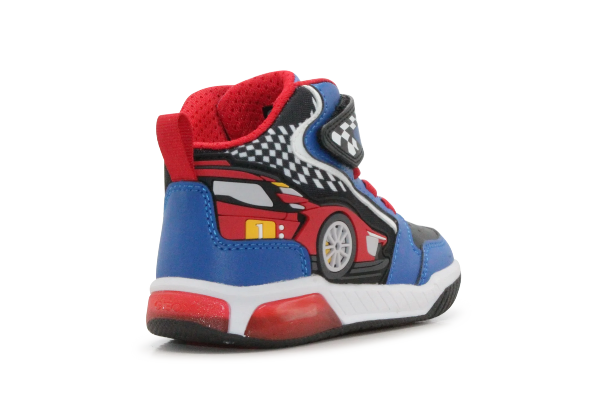 Geox Basket Inek  lichtjes Schoenen Jongens - Blauw