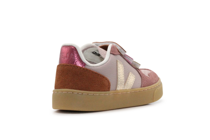 Veja Klittenband Schoen V10-Small Leer - Babe Platine