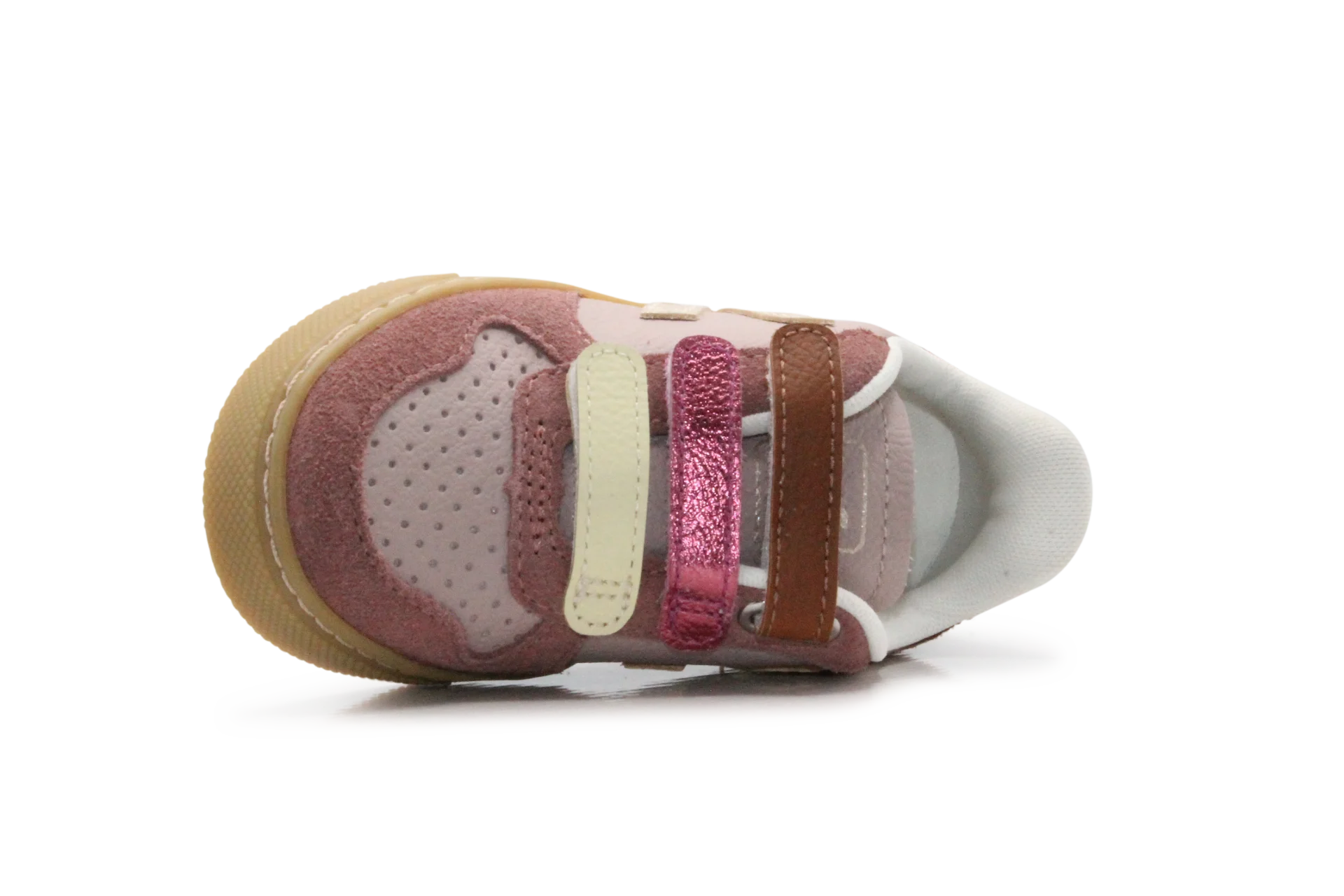 Veja Klittenband Schoen V10-Small Leer - Babe Platine