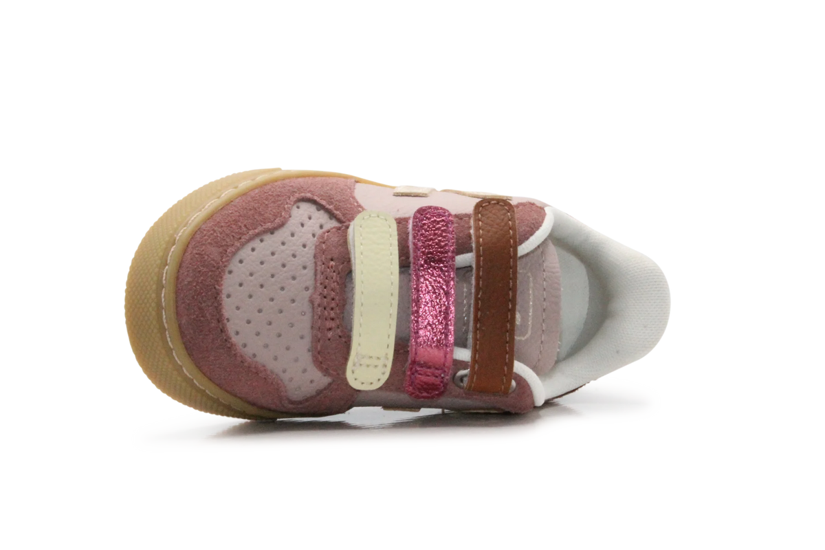 Veja Klittenband Schoen V10-Small Leer - Babe Platine