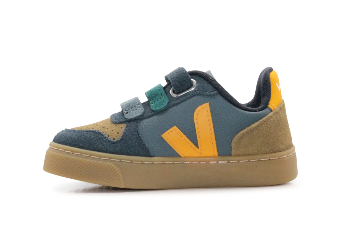 Veja Klittenband Schoen V10-Small Leer - California Ouro Natural