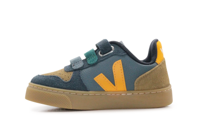 Veja Klittenband Schoen V10-Small Leer - California Ouro Natural