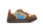 Veja Klittenband Schoen V10-Small Suède - Desert Egee Brown