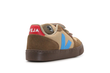 Veja Klittenband Schoen V10-Small Suède - Desert Egee Brown