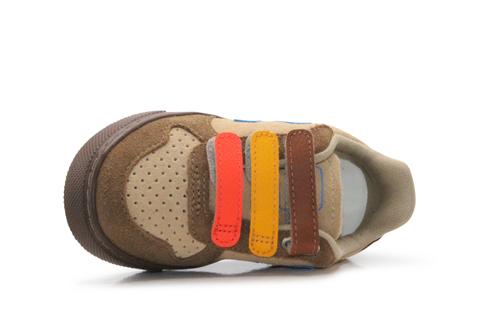 Veja Klittenband Schoen V10-Small Suède - Desert Egee Brown