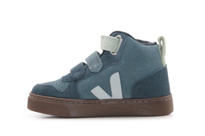 Veja Klittenband Schoen V10-Small Mid Suède - California Shark Bark