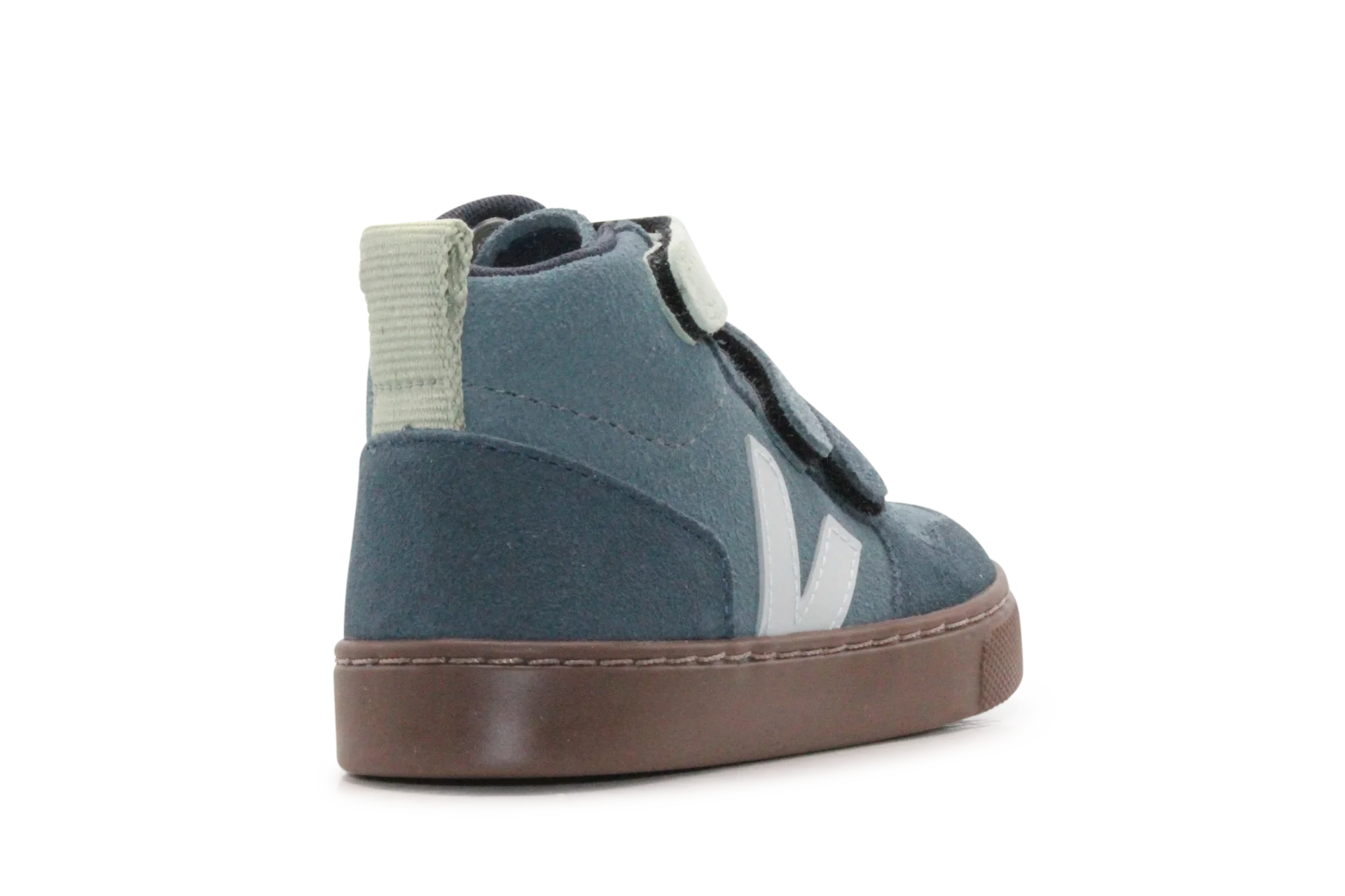 Veja Klittenband Schoen V10-Small Mid Suède - California Shark Bark