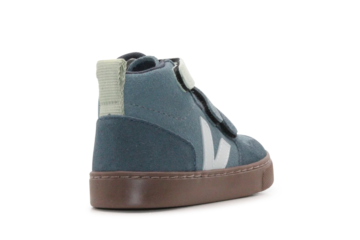 Veja Klittenband Schoen V10-Small Mid Suède - California Shark Bark