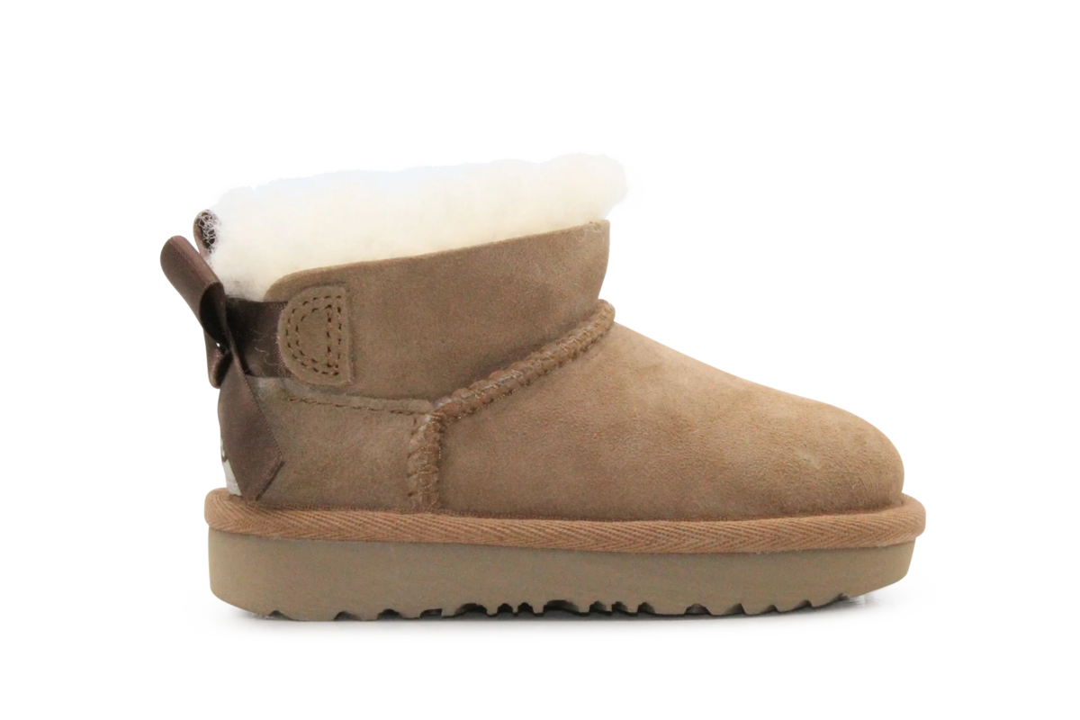 Ugg Kids Ultra Mini Bailey Bow II Laars - Chestnut